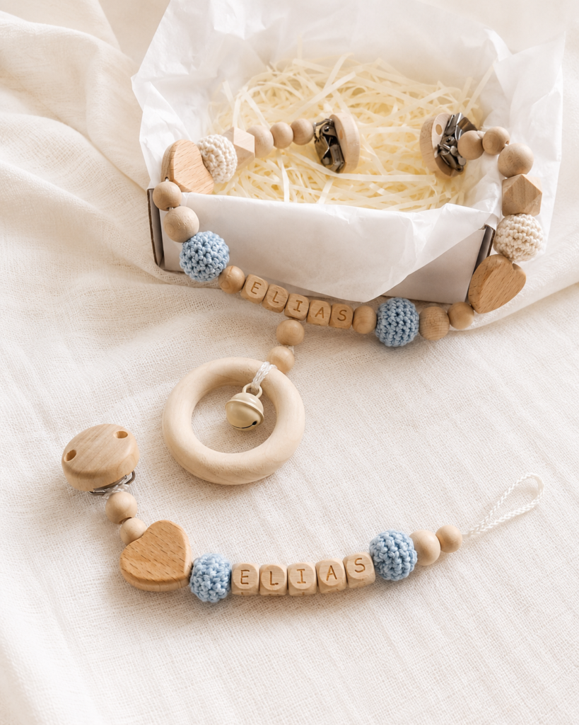 Baby Geschenk Set Holz